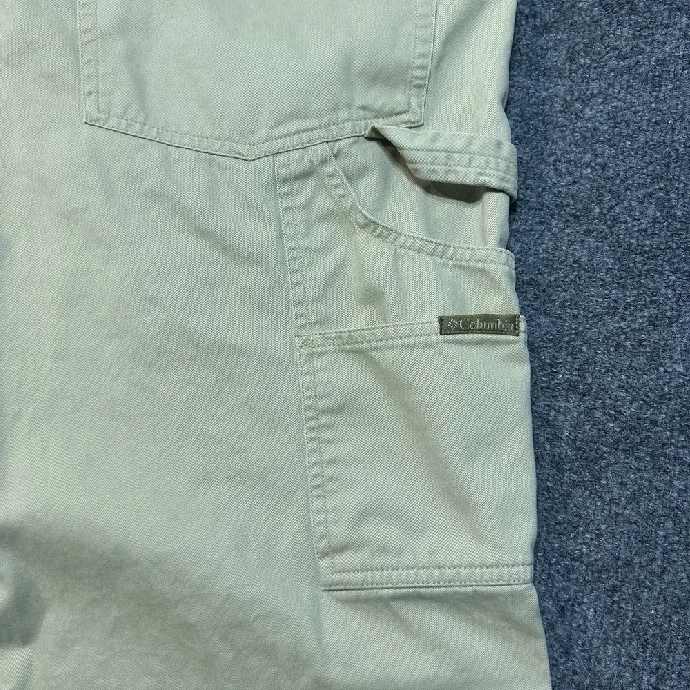 Columbia XM8010 Men's Carpenter Pants Tan Cotton Canvas Utility Workwear 38/32